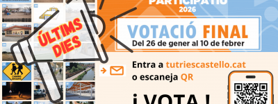📣Últimos días para votar el Presupuesto Participativo