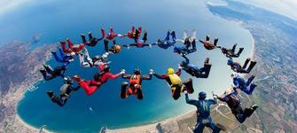 Empuriabrava vuelve a acoger una competición internacional de Vuelo en Formación 16-way